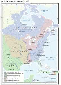 British North America 1769